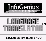 InfoGenius Productivity Pak - Berlitz Spanish Translator (USA, Europe)